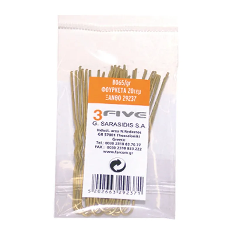 Waved U Pins Gold Pack