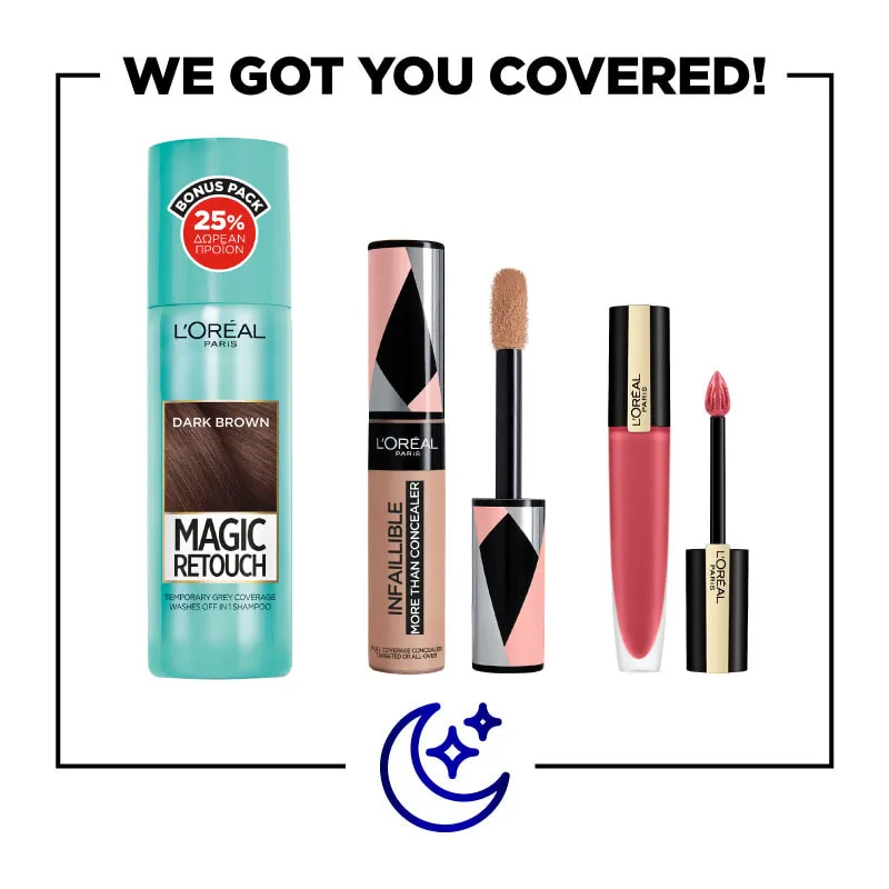 We Got You Covered Night Edition! Face & Roots Coverage