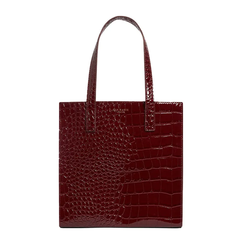 Wenona small croc tote bag