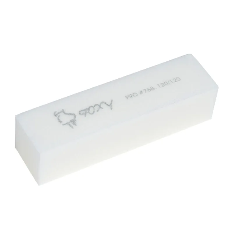 White Rectangular Buffer 120 grit