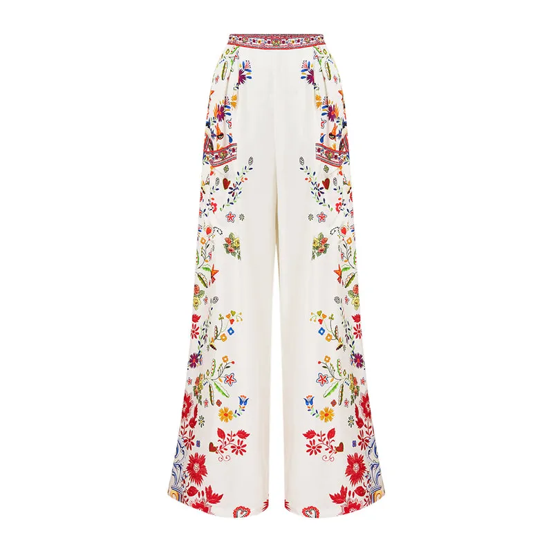 Wide leg trouser Faith luck & justice