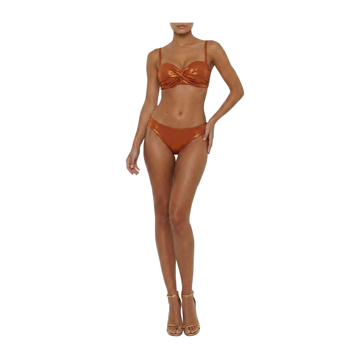 Wild cat brazilian bikini bottom