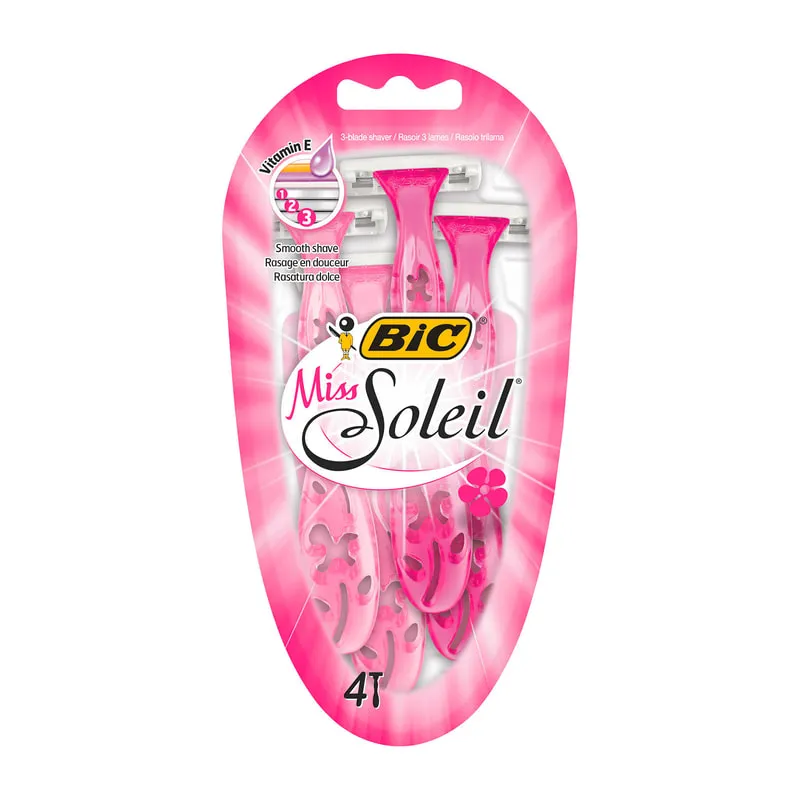 Women's Disposable Razors  Miss Soleil 4pcs