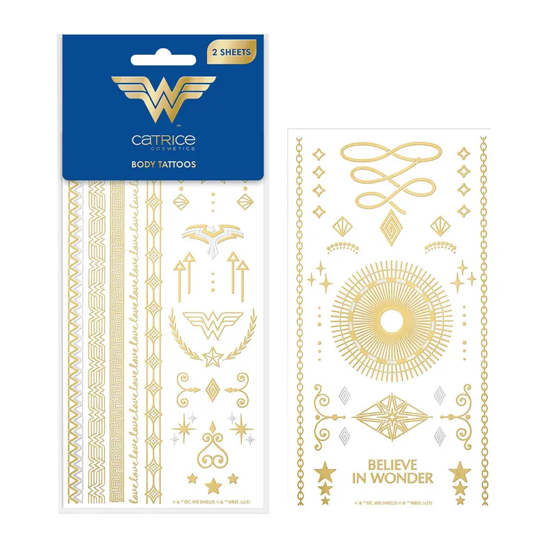 Wonder Woman Body Tattoos