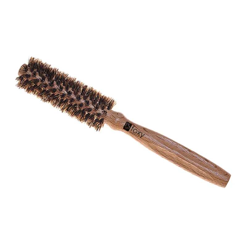 Wooden Hair Brush with Natural Bristles 3cm