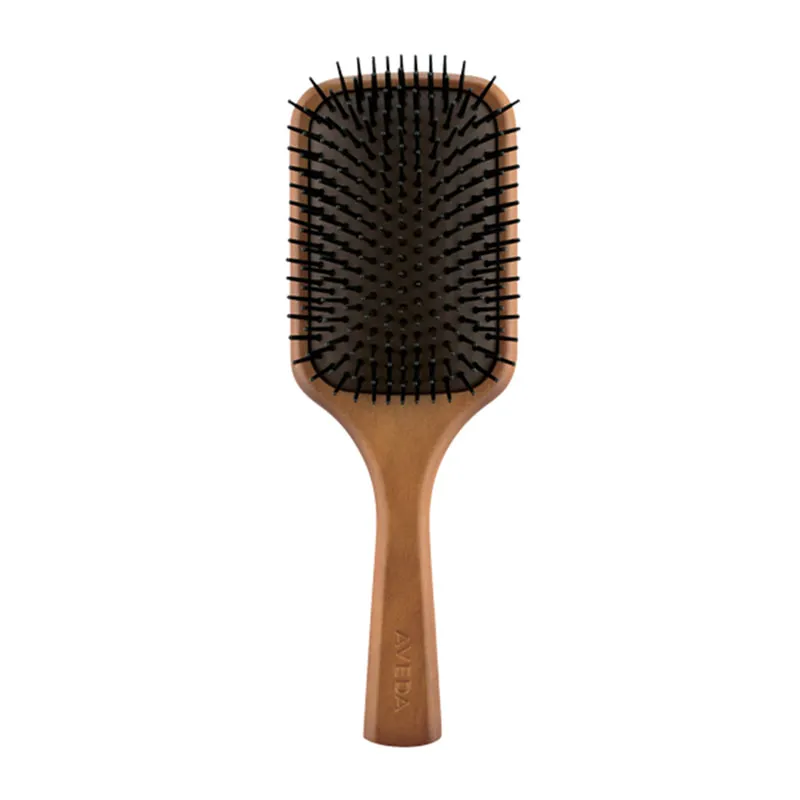 Wooden Hair Paddle Brus