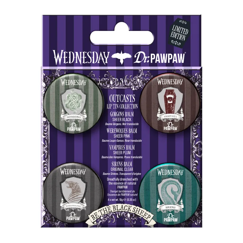 x Wednesday Outcast Liptin Collection