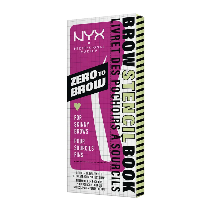 Zero To Brow Stencil