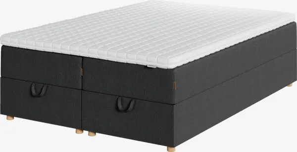 Κρεβ. τύπου continental 140 x 200 HOLMELVA + EKSO Γκρι-40 ΠΣ