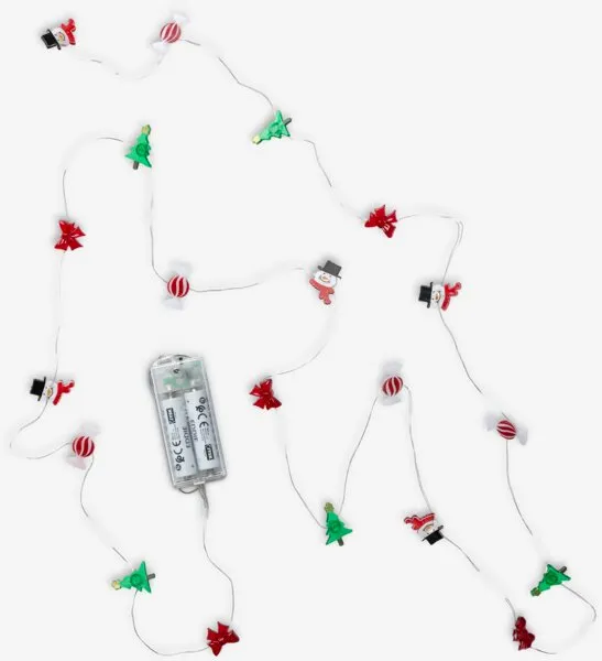 Γιρλάντα με φωτάκια KRONA Μ190cm με 20 LED και χρον.