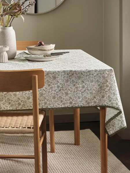 Τραπεζομάντηλο MARGURIT 140x240 λευκό/πράσινο