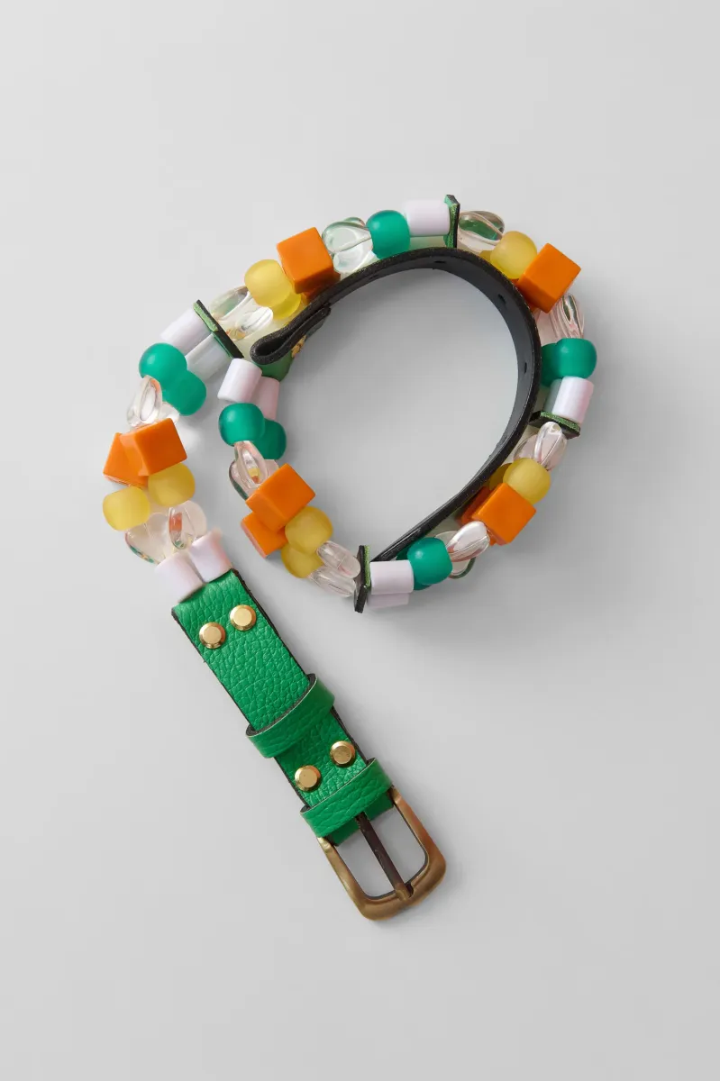 Beaded Belt (Green)