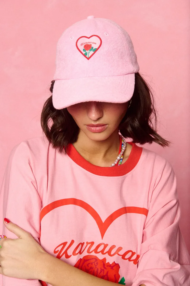 Britt Dad Hat (Towel Pink)
