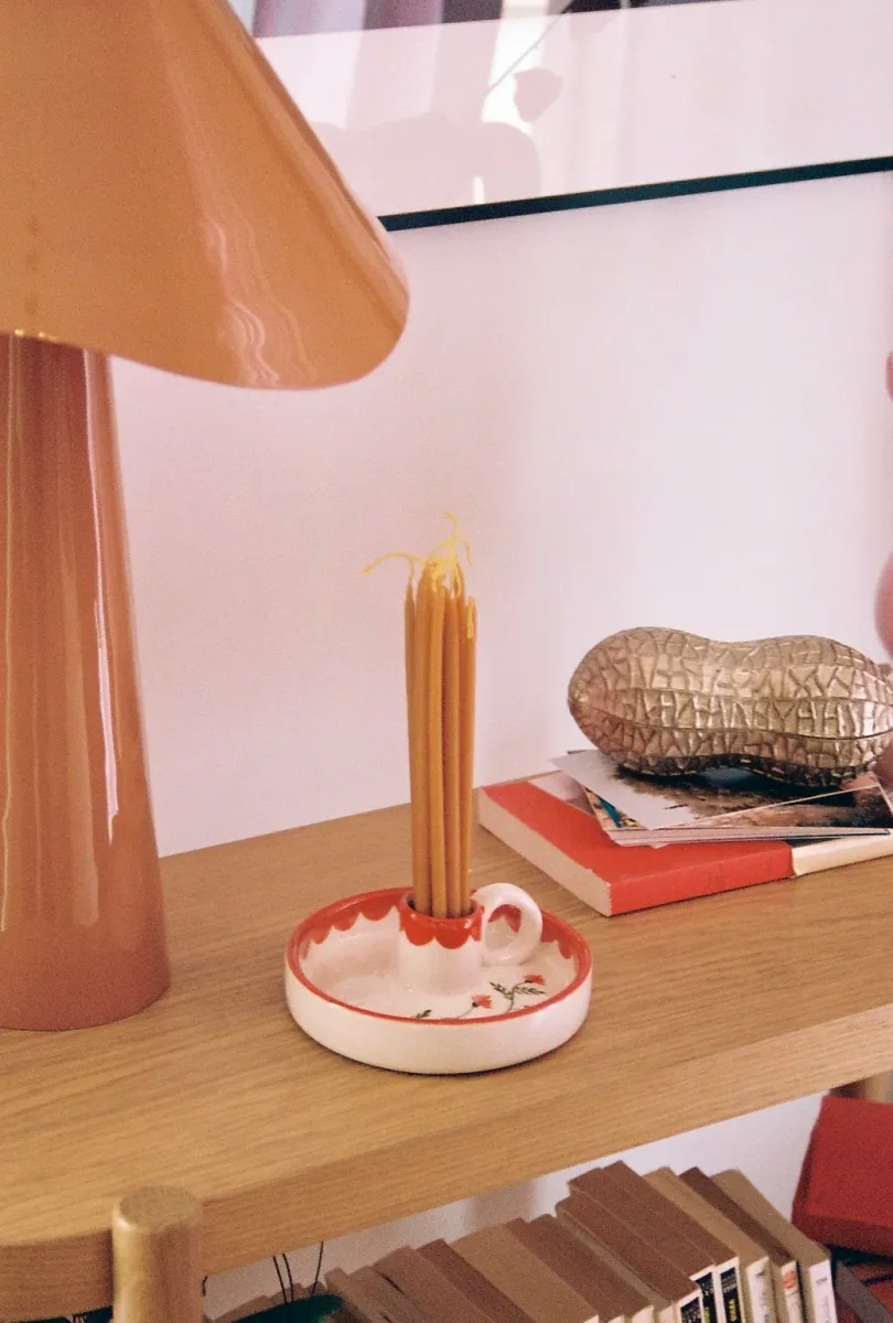 Candle Holder (Red)
