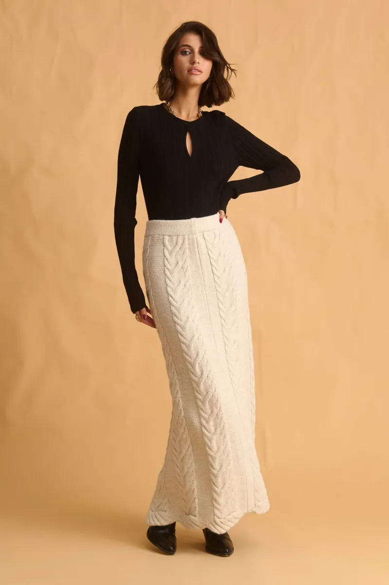 Clara Skirt (Ivory)