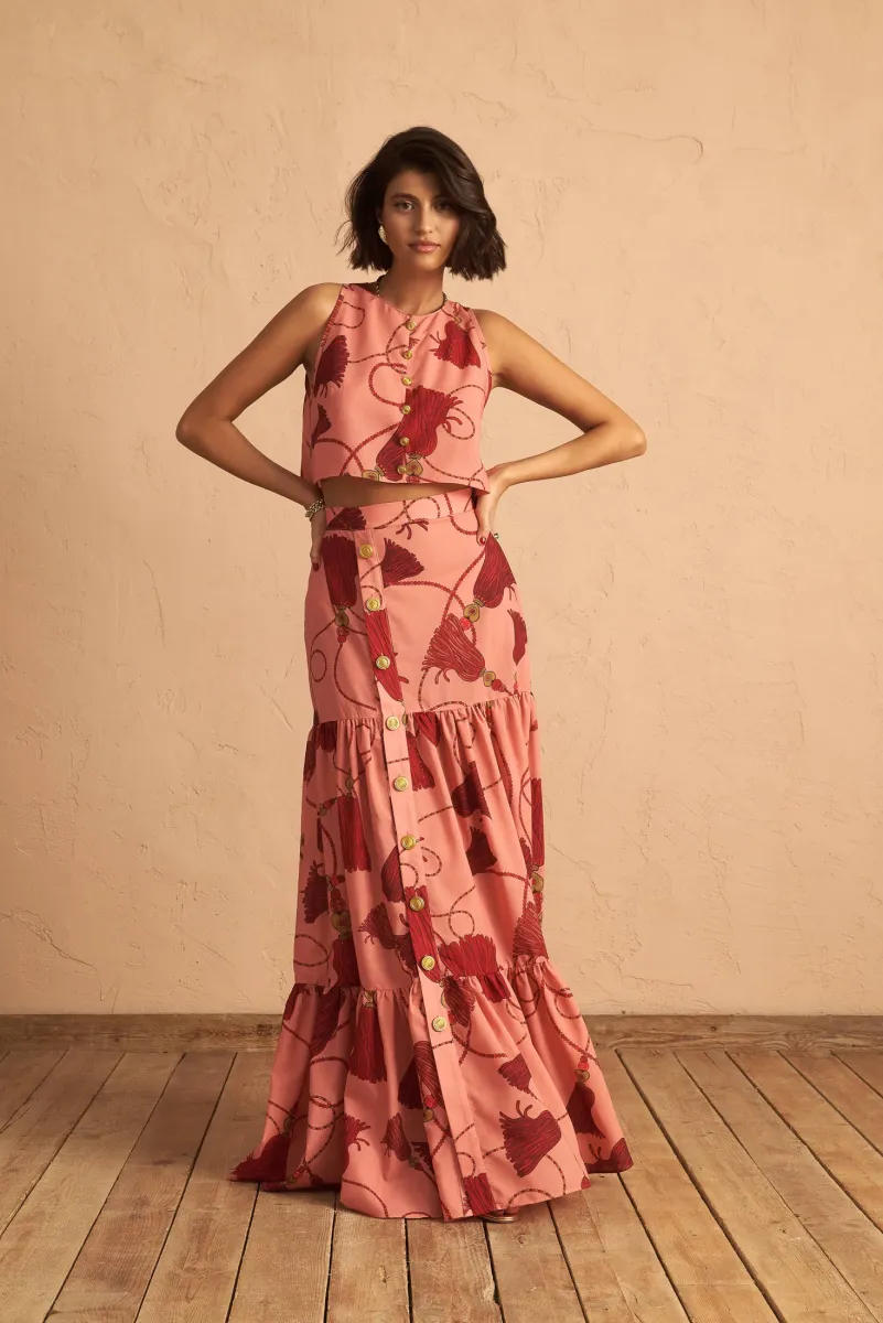 Clea Skirt (Peach)