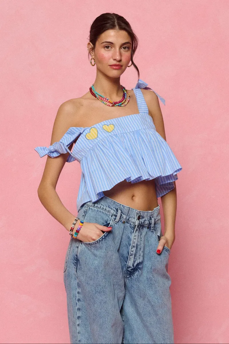 Crop Top (Light Blue)