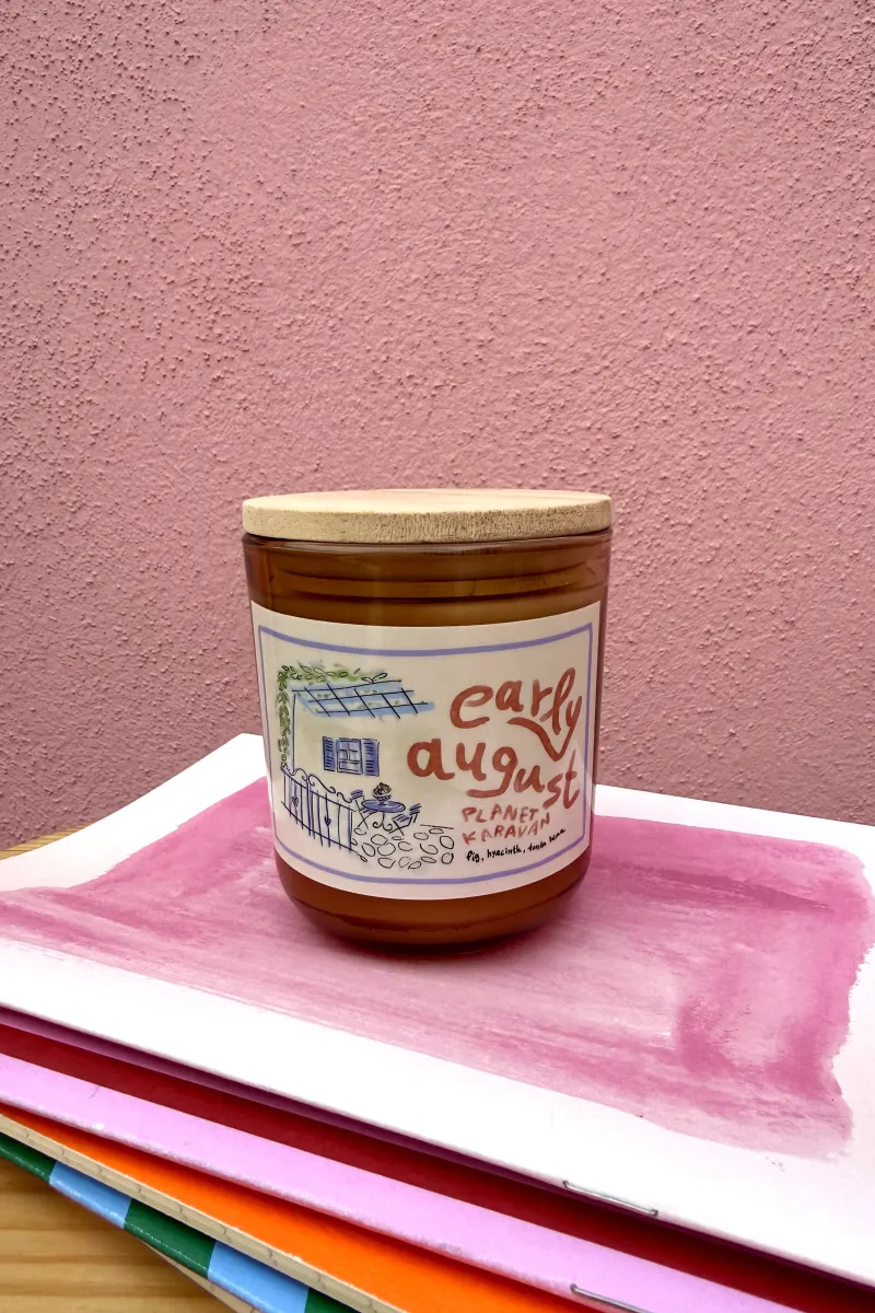 Early August Candle