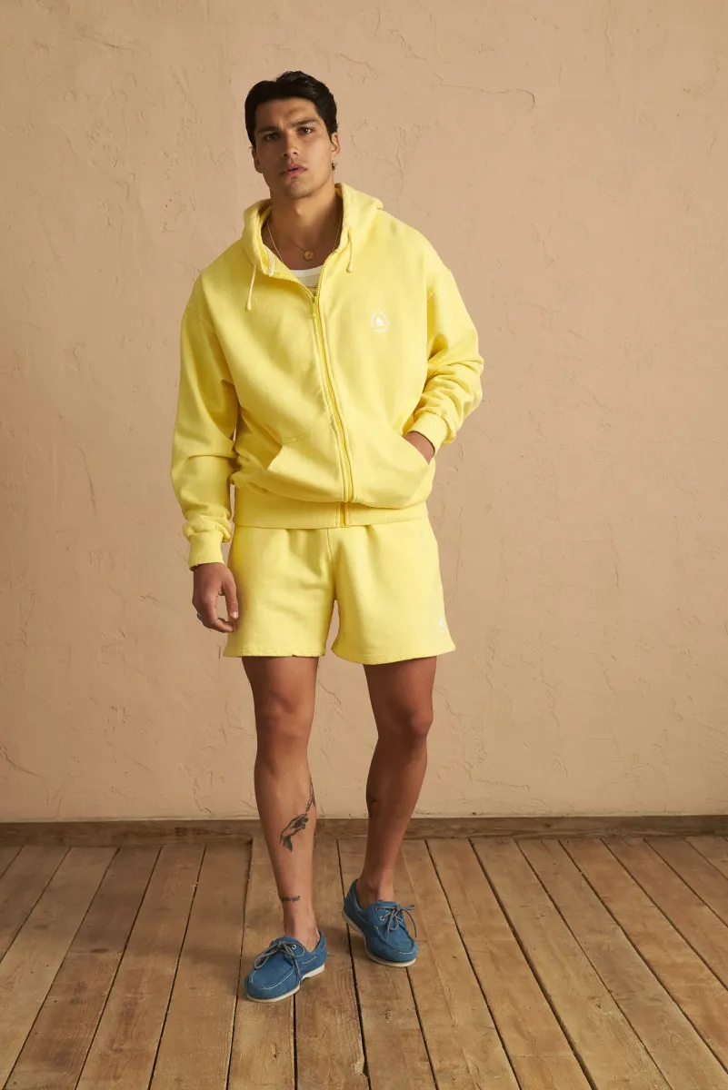 Farrel Zip Hoodie (Lemon)