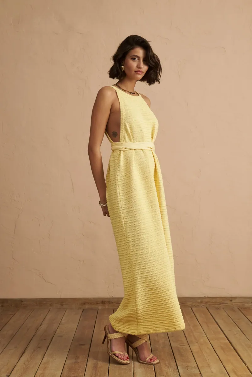 Flora Dress (Lemon)