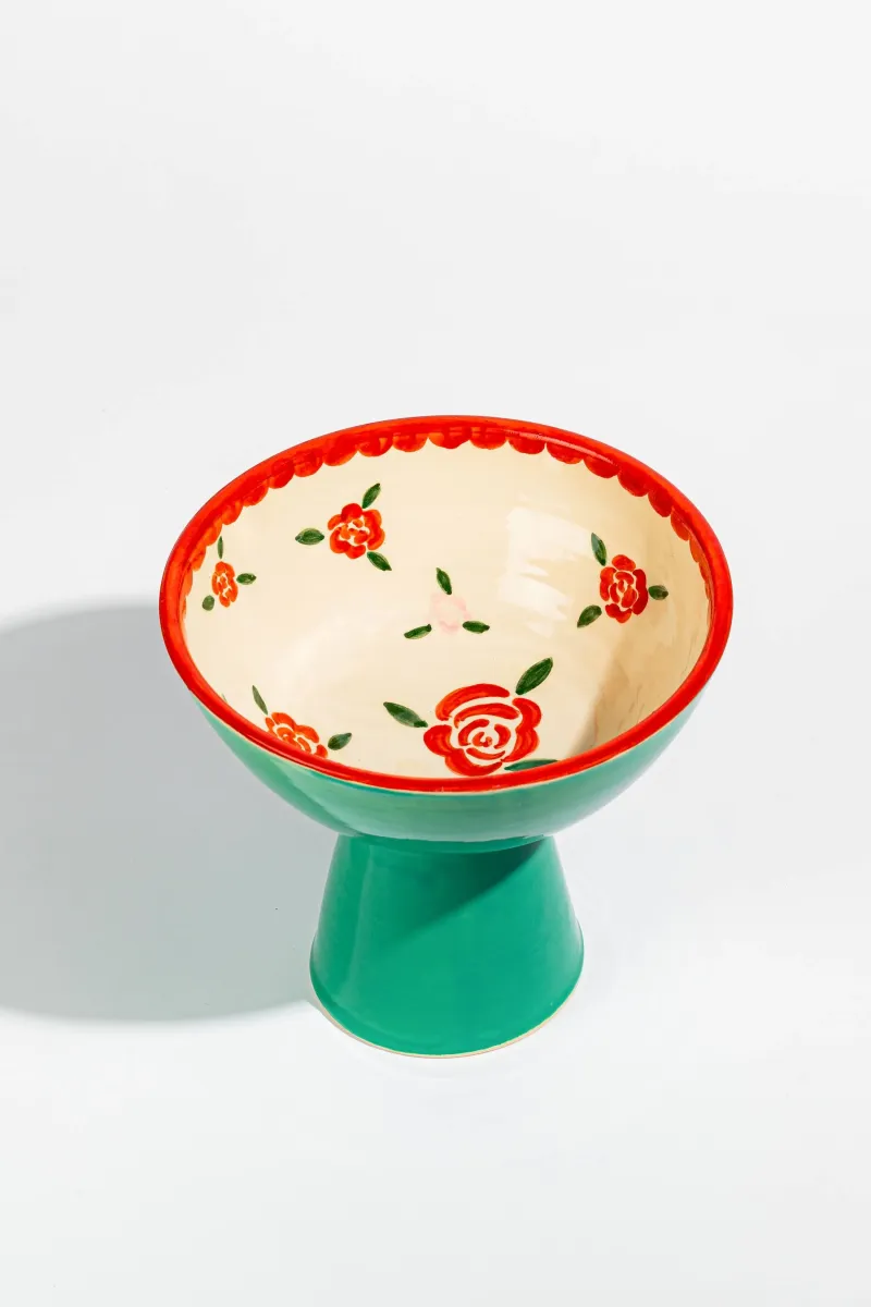 Footed Fruit Bowl