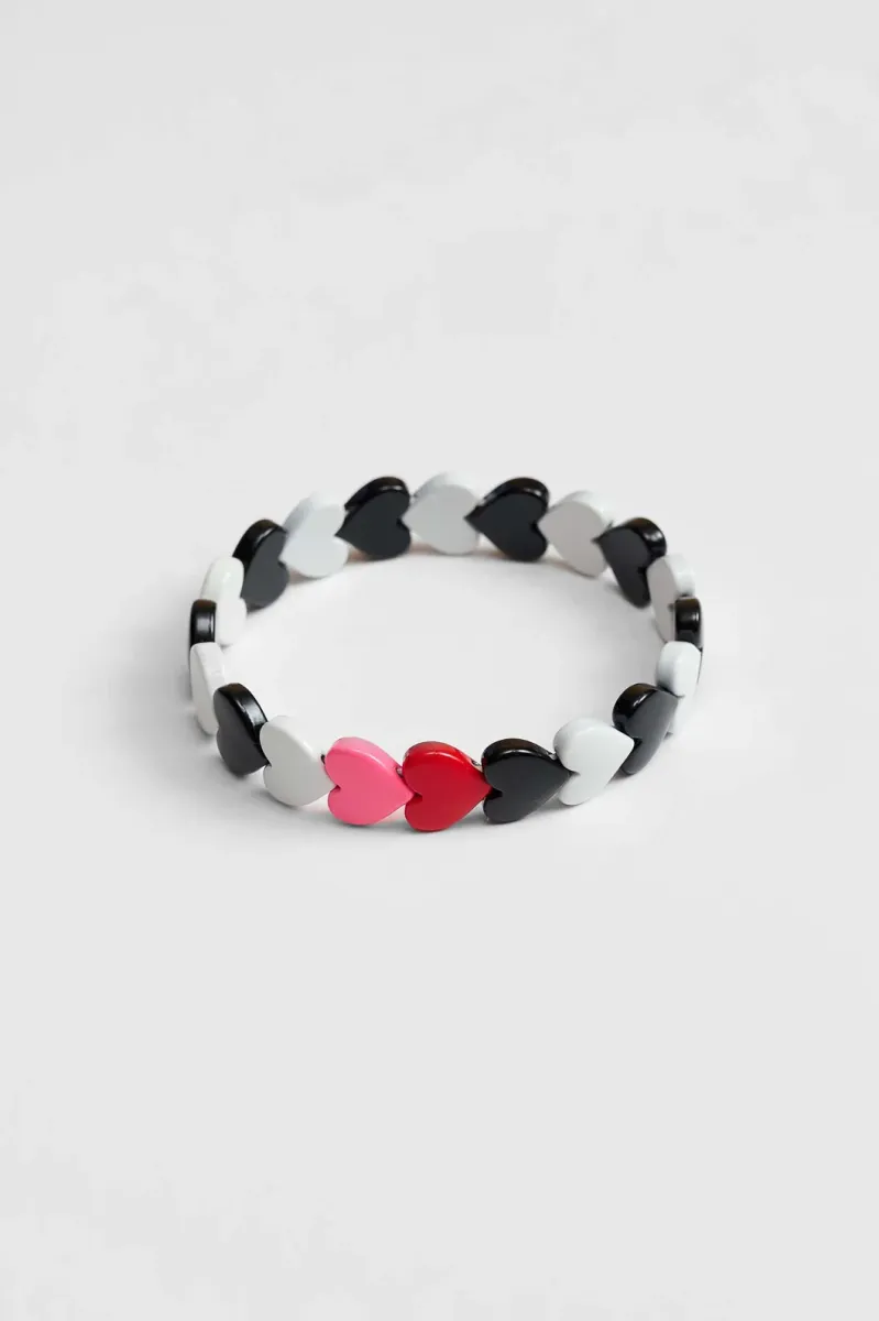 Heart Bracelet (B&W)