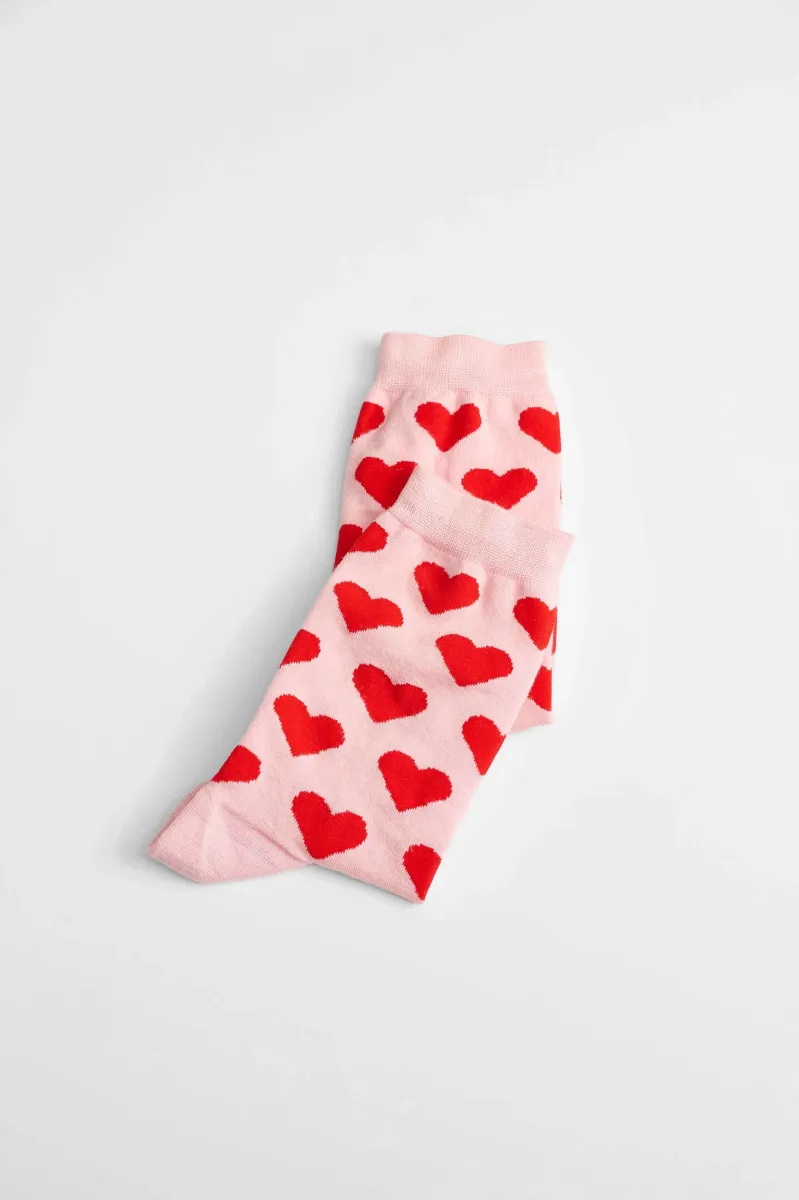 Heart Socks (Pink)