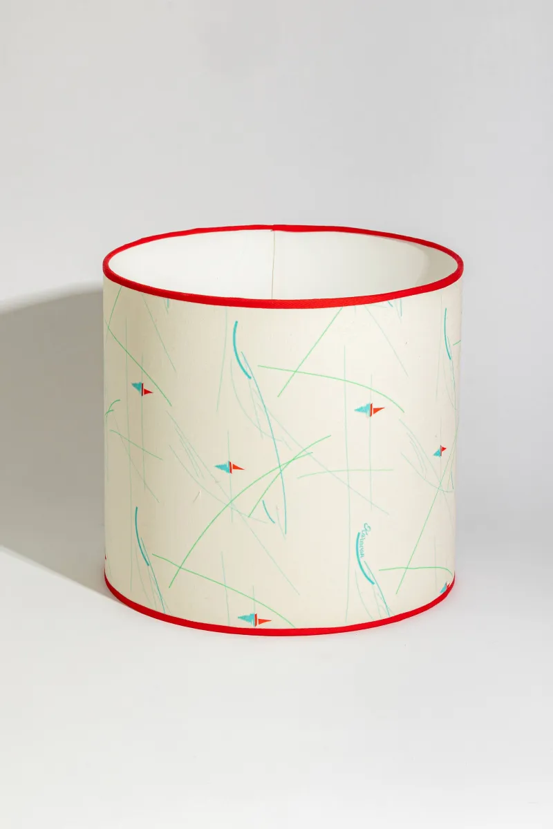 Lamp Shade (Abstract Boats)