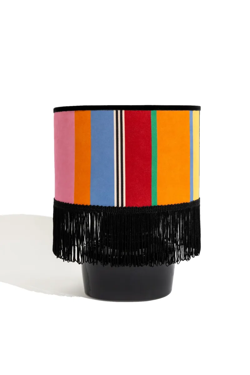 Lamp Shade (Multicolor Stripes)