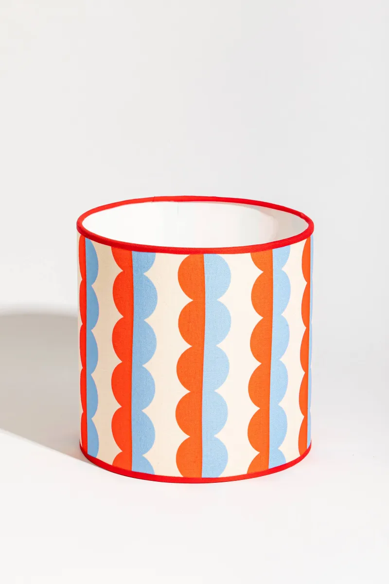 Lamp Shade (Red/Blue)