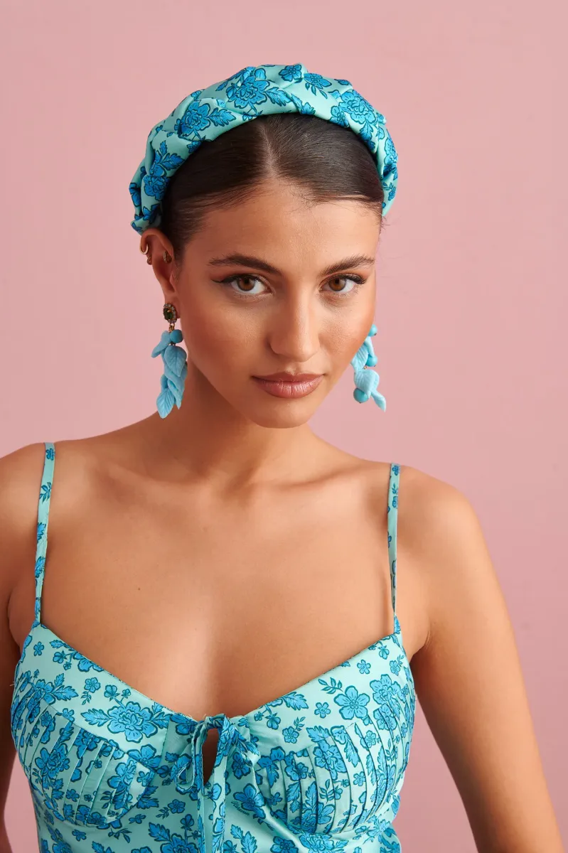 Mamou Headband (Polka Flowers)