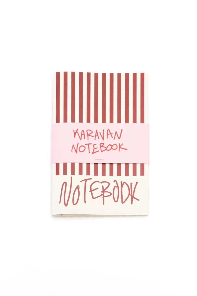 Notebook Burgundy Stripes