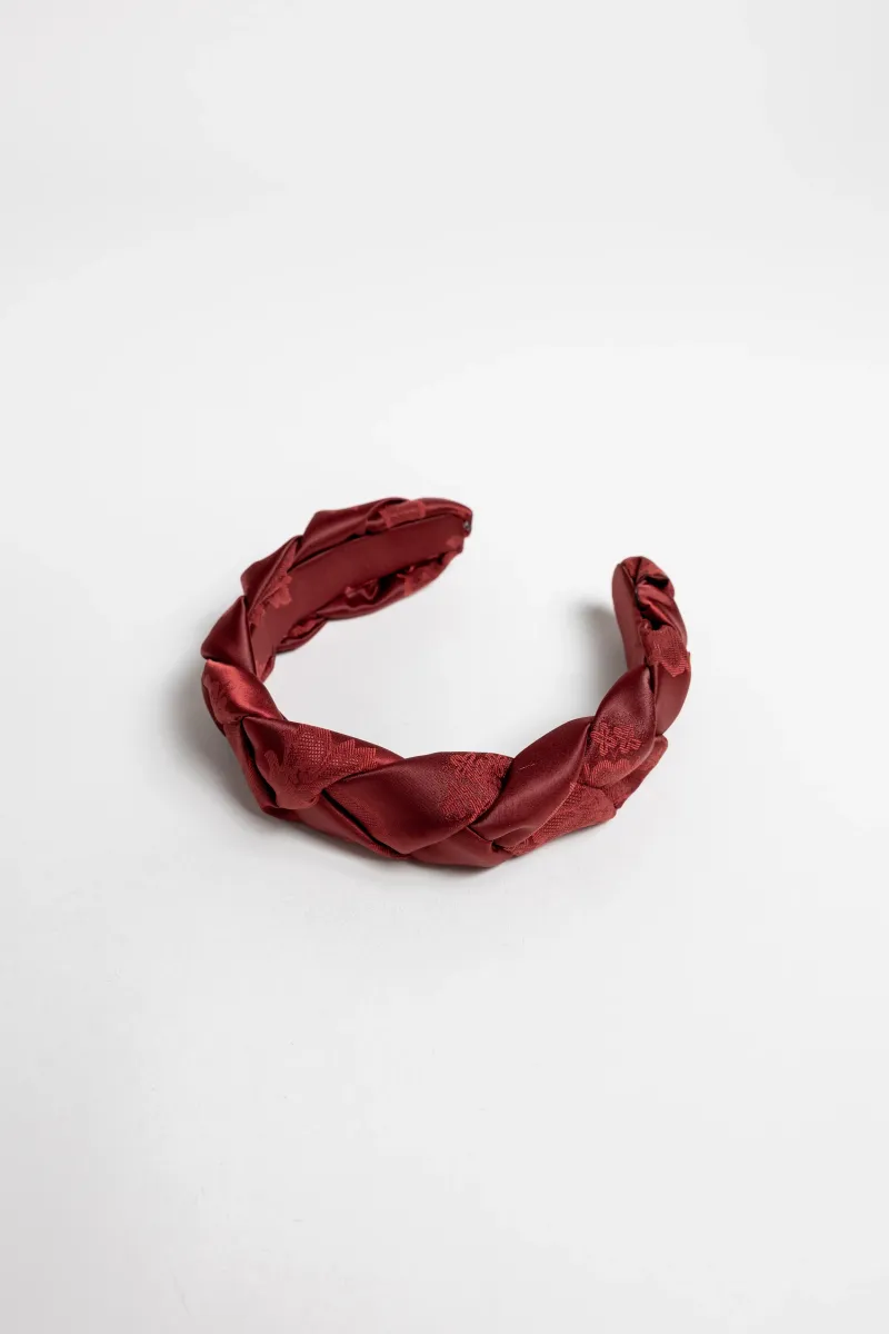 Perla Headband (Bordeaux)