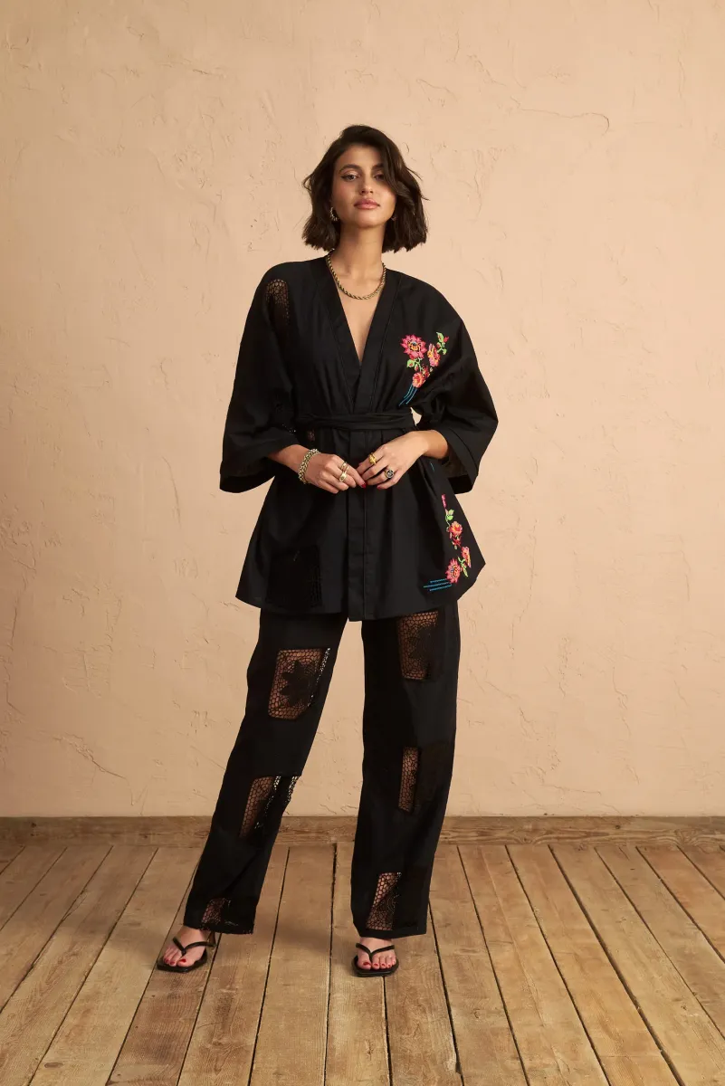 Persa Kimono (Black)