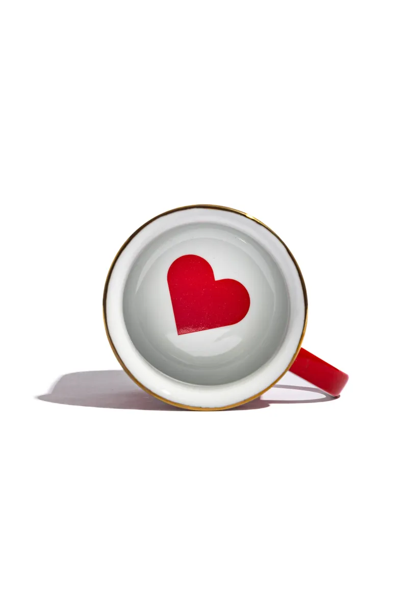 Porcelain Mug (Stripes Red)
