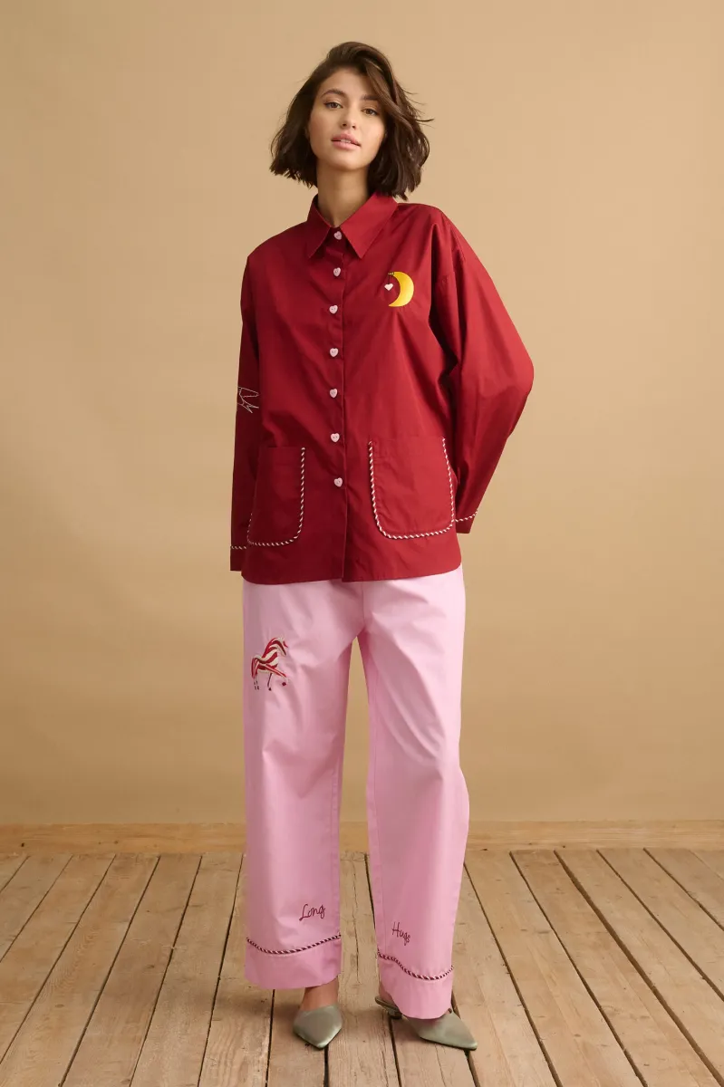 Pyjamas (Burgundy)