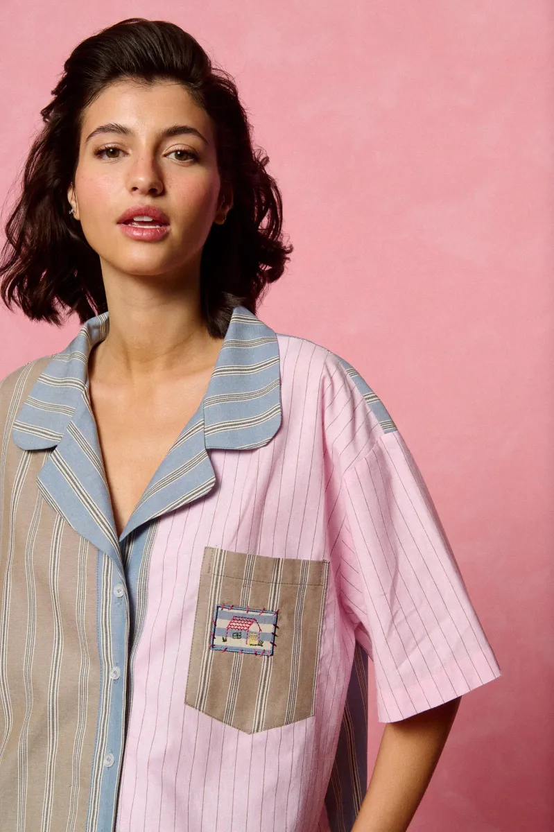 Shirt (Pink Brown)