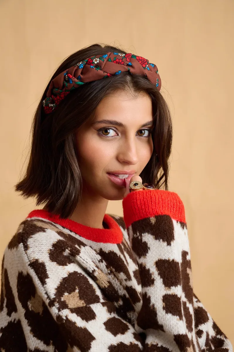 Thelma Headband (Brown)