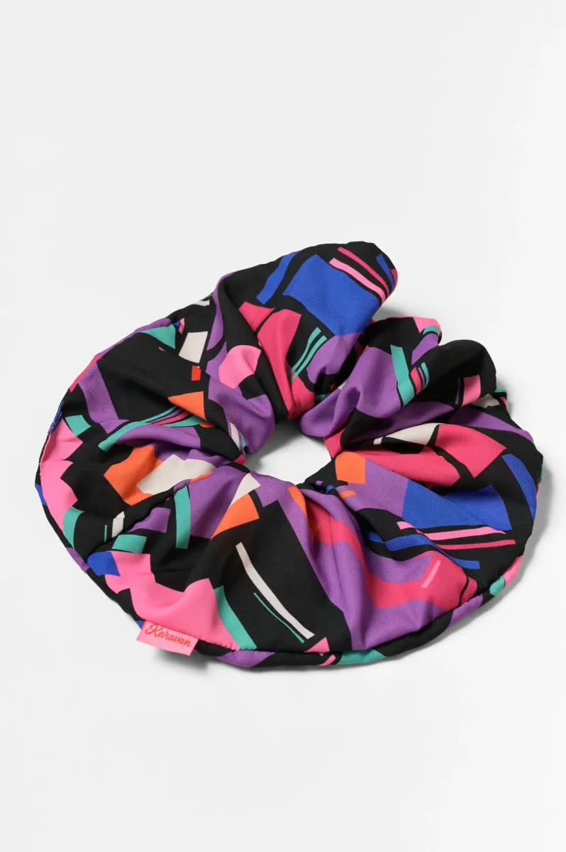 Tribe Scrunchie (Abstract Black)