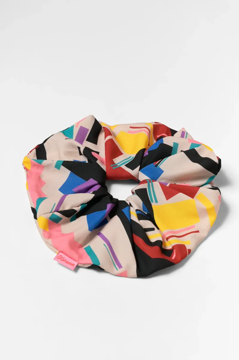 Tribe Scrunchie (Abstract Ivory)