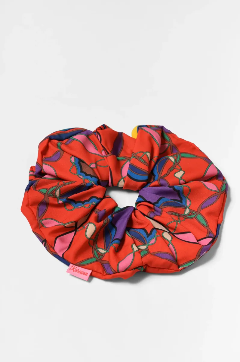 Tribe Scrunchie (Abstract Red)
