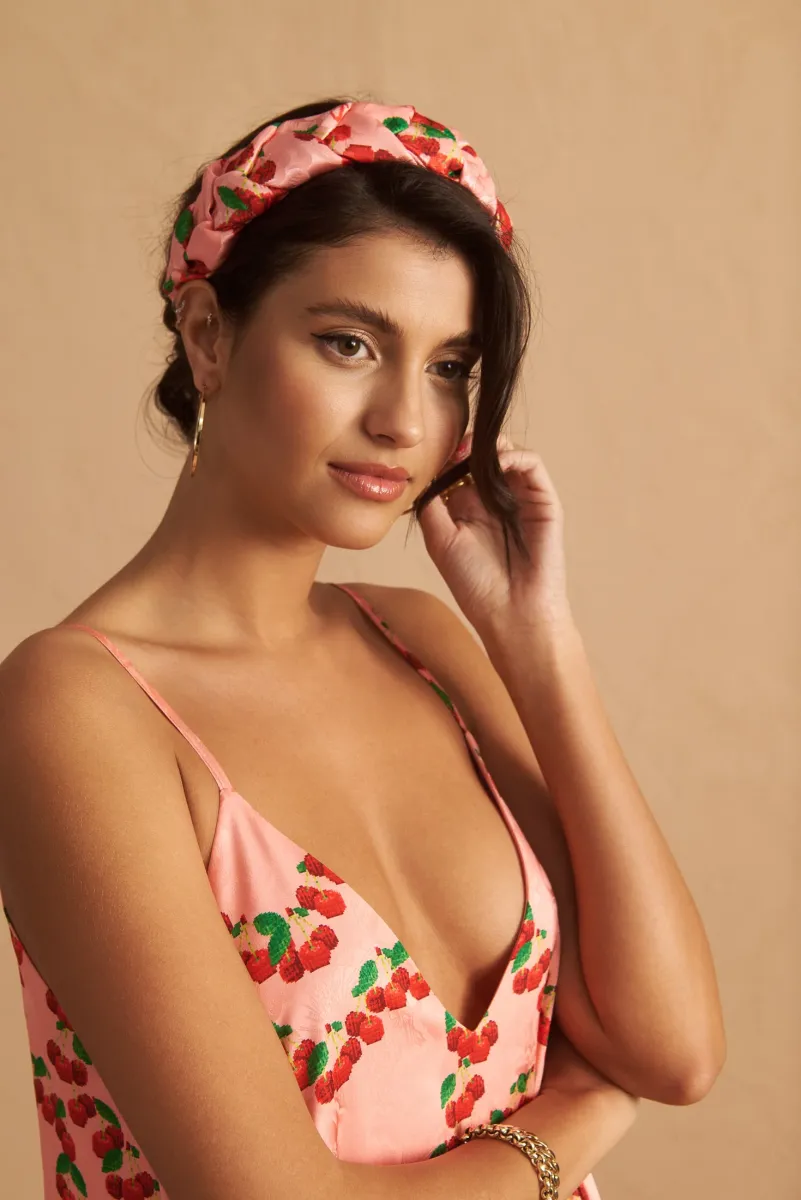 Trinity Headband (Cherry Pink)
