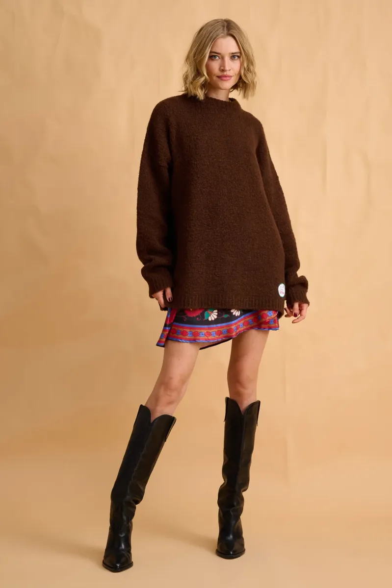 Zoe Pullover (Brown)