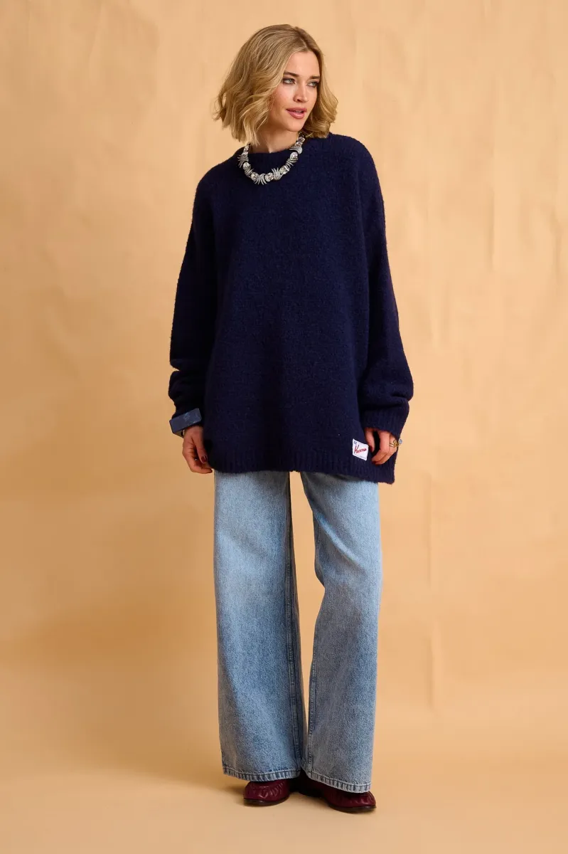 Zoe Pullover (Dark Blue)