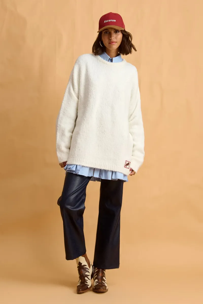 Zoe Pullover (Ivory)