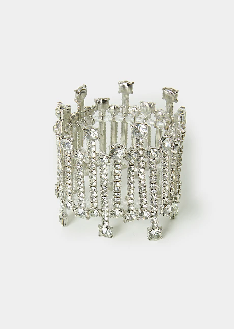 Ελαστικό βραχιόλι με κρύσταλλα