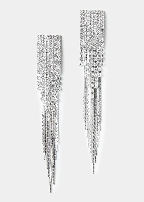 Κρεμαστά σκουλαρίκια με στρας