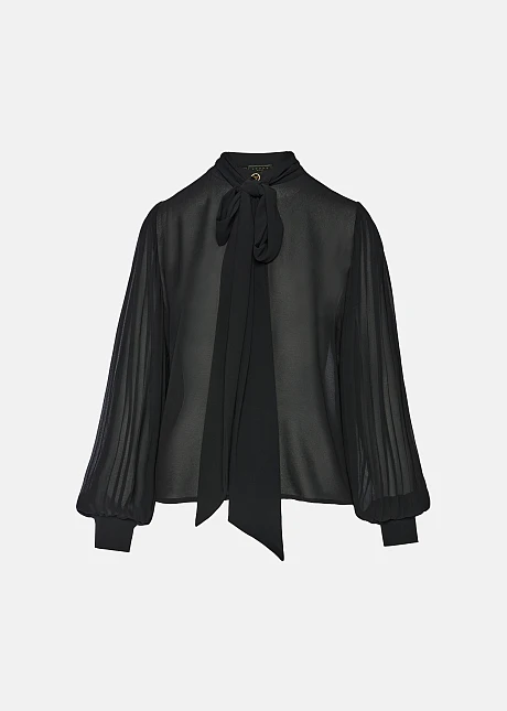 Πουκάμισο με πλισέ μανίκια