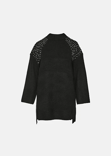 Πλεκτό πουλόβερ με κρύσταλλα
