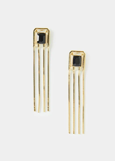 Κρεμαστά σκουλαρίκια με κρύσταλλα